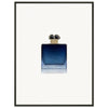 Blue Metal Framed Poster - Chaos Fragrances