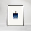 Blue Metal Framed Poster - Chaos Fragrances