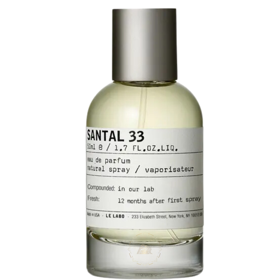 Le Labo Santal 33 EDP fragrance bottle