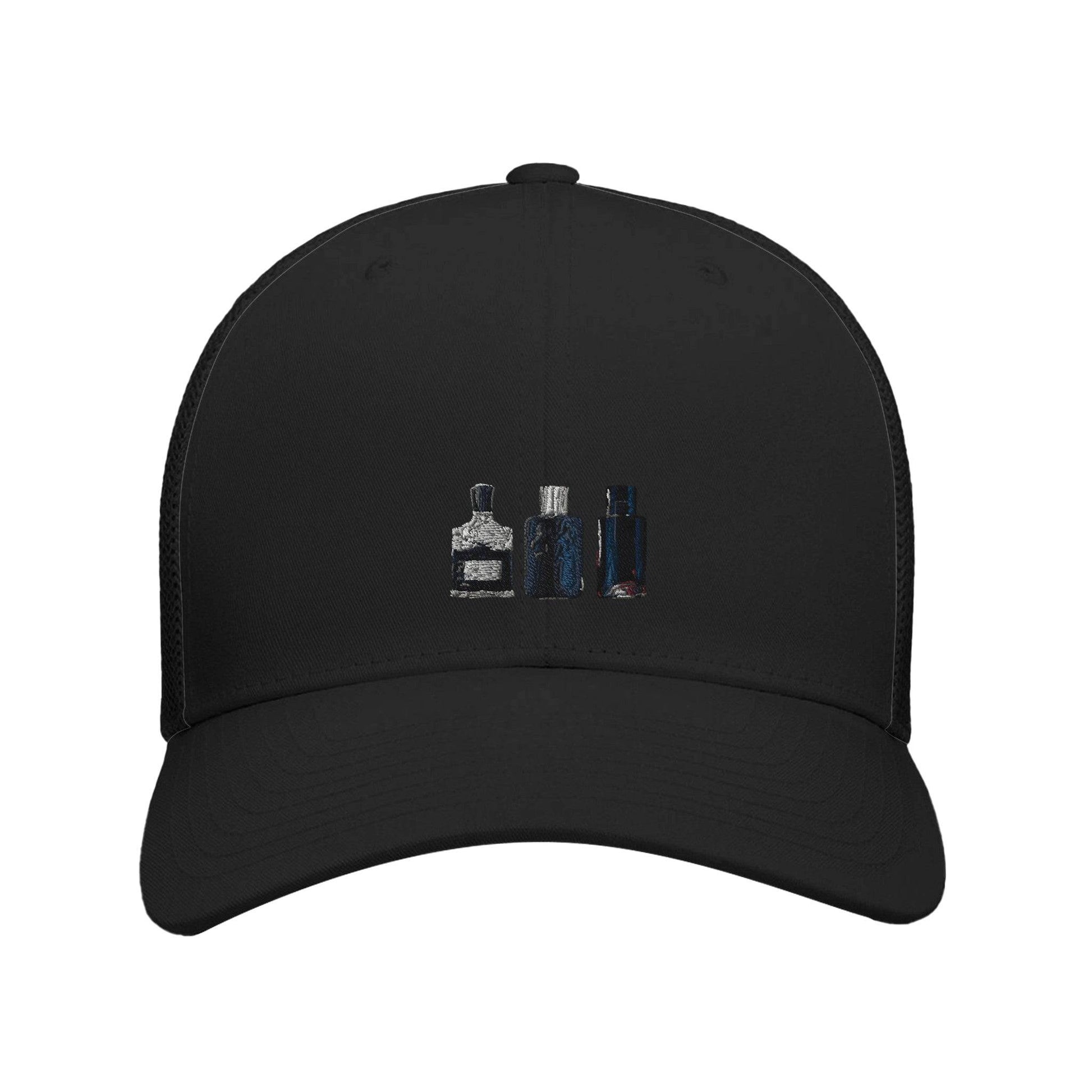 The Trio Embroidered Trucker Cap - Chaos Fragrances